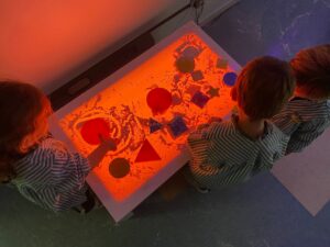 Sensory exploration is an important part of early childhood development